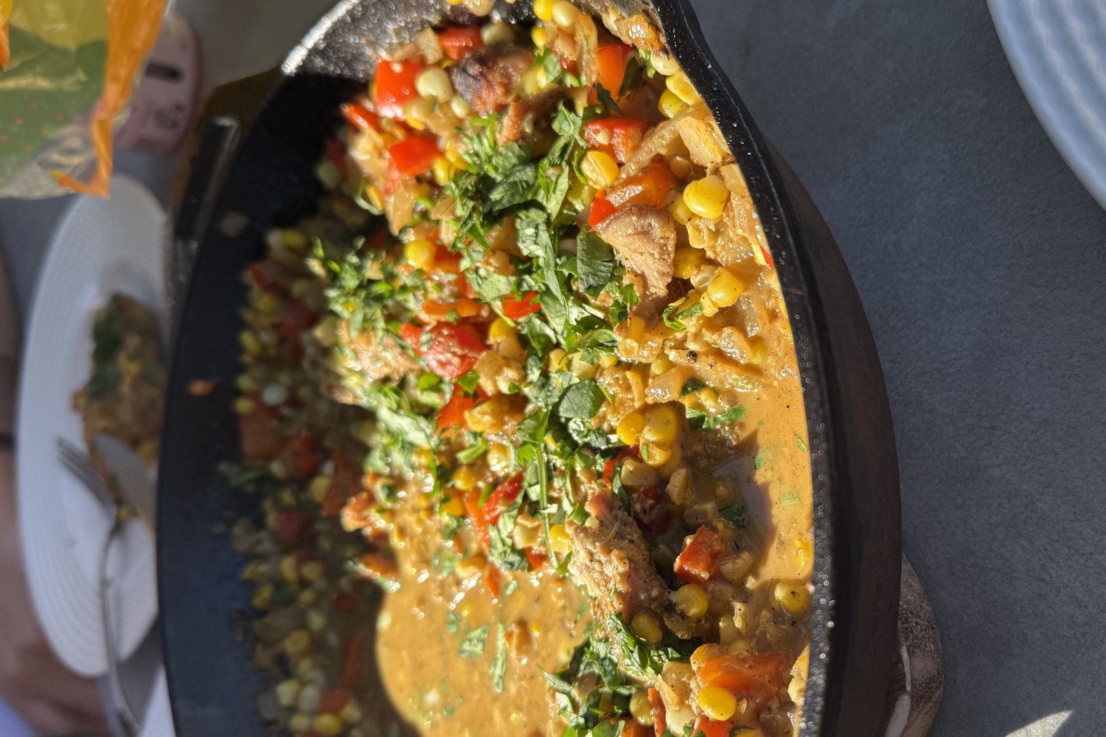 Mexican Street Corn Chicken Skillet