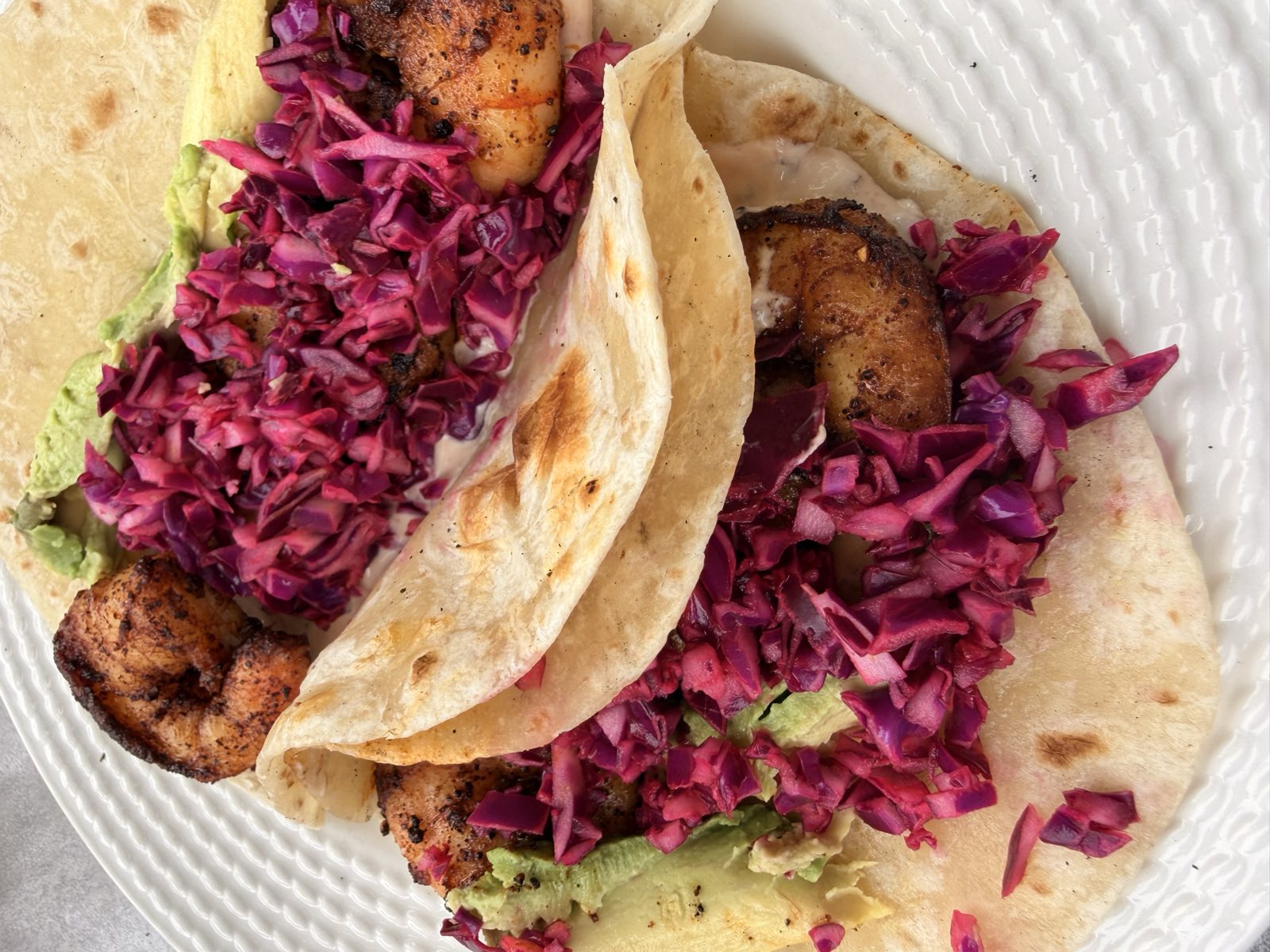 Spicy Shrimp Tacos with Chipotle Crema