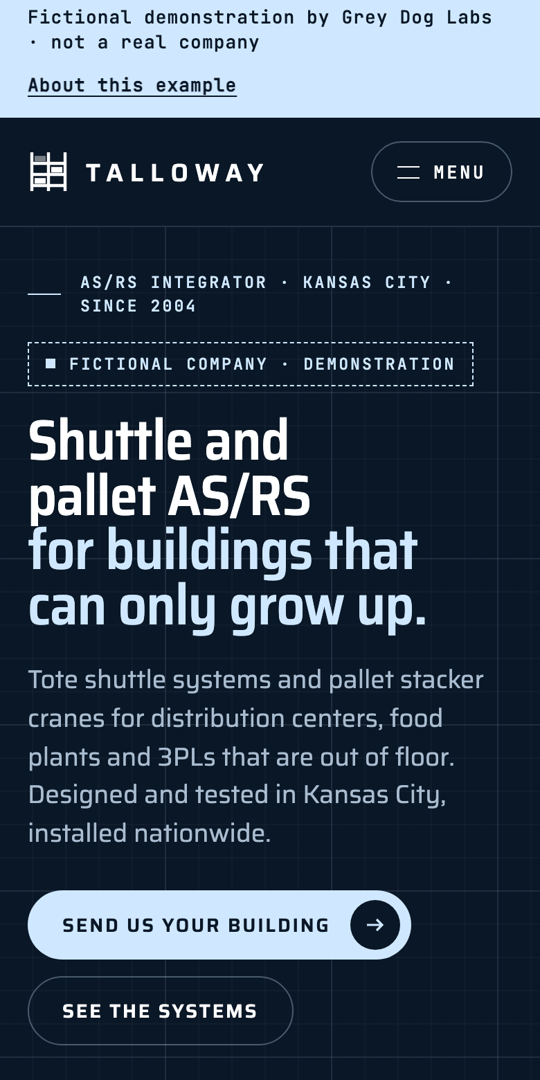 Mobile view of the fictional after page